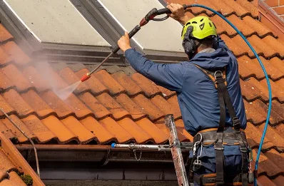 Démoussage et hydrofuge de toiture aux Loges